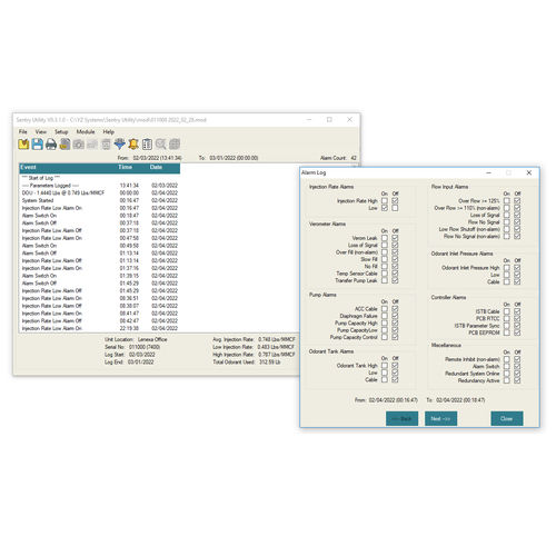 Monitoring software - Sentry4 - YZ Systems - for the gas industry / real-time / Windows