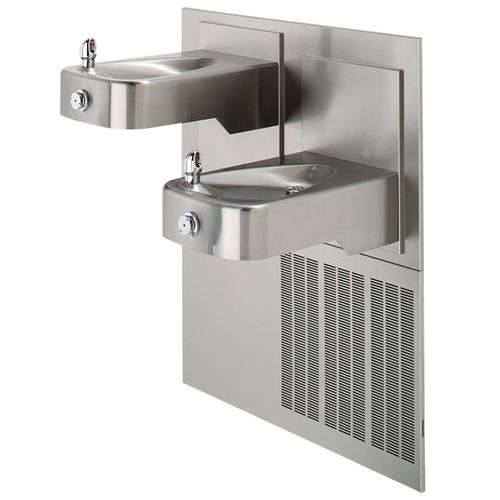Wall-mounted water dispenser - H1117.8 - Haws Corporation - stainless steel