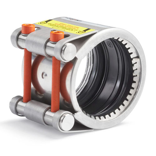 Round tube connector - CGS10A4E72-80 - PEWOBAR GmbH - plastic / steel / PVC