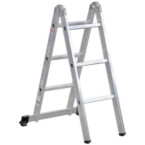 Aluminum ladder - K  - CAGSAN  LADDERS - folding / multifunction