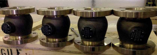 Axial check valve - F. Nencini Srl - for water / flange / backflow