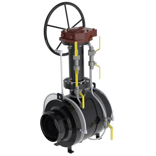 Ball valve - 500 Series – Art. 520/TE and 510/TE - Negri Fratelli srl - with handwheel / trunnion-mounted / fully-welded