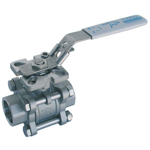 Welded valve - 200931 series - TUNING Fluid Solutions SARL - ball / lever / 3-piece