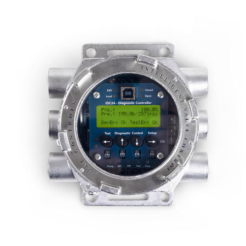 Digital valve controller - IDC24-AF series - Val Controls A/S - explosion-proof / ball / pneumatic