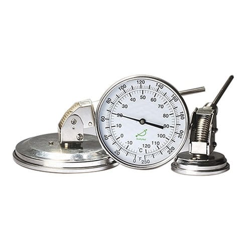 Bi-metal thermometer - A500C - Shanghai QualityWell industrial CO.,LTD. - dial / adjustable dial / fixed