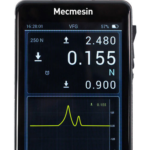 Digital force gauge VFG Mecmesin portable / highcapacity / rugged