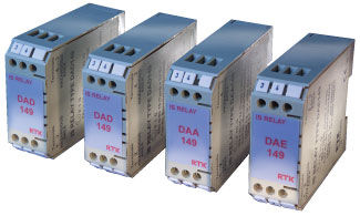 Emergency stop safety relay - DA149 - RTK - DIN rail