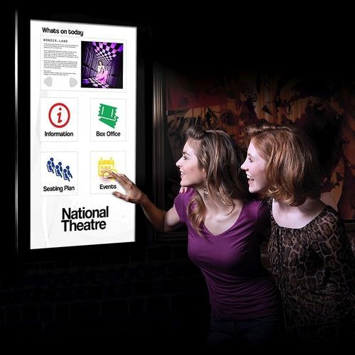 Capacitive touch screen - Top Screen Media Ltd (White Label Loyalty) - projected capacitive touchscreen