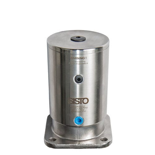 Pneumatic valve actuator - MD40- MD115 - SISTO Armaturen S.A. - manual / rotary / single-acting