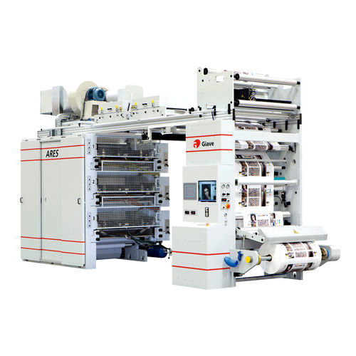 Stack flexographic press - ARES C series - GIAVE S.a - 8-color / 6-color / 4-color