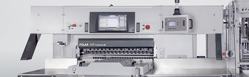 High-speed paper cutter - Autotrim M - POLAR Cutting Technologies GmbH - digital display / programmable / precision