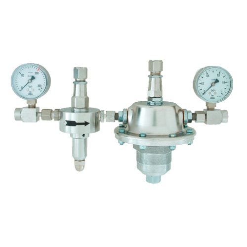 Gas pressure regulator - VDS-PHR - Hornung GmbH - diaphragm / two-stage / analog
