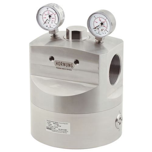 Gas pressure regulator - D 2 - Hornung GmbH - diaphragm / plug / dome-loaded