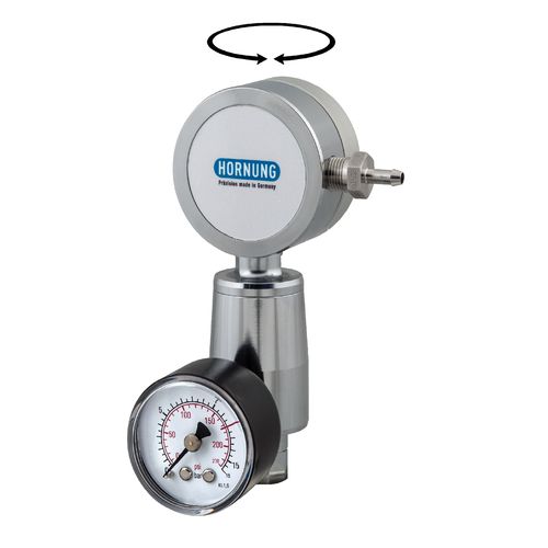 Gas pressure regulator - ODR1 - Hornung GmbH - diaphragm / two-stage / analog