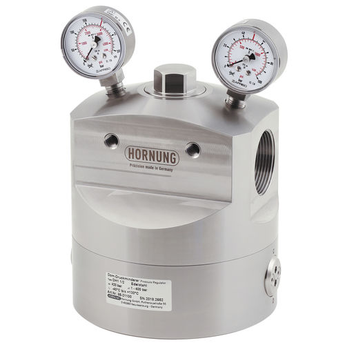 Gas pressure regulator - D 1 1/2 - Hornung GmbH - diaphragm / plug / dome-loaded