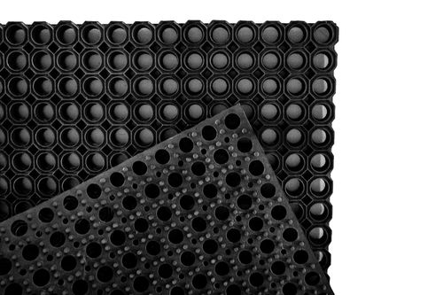 Fire-retardant mat - MFRB69-SSBK - Richard Peiris Exports Plc - anti-slip / anti-fatigue / dust control