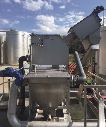 Wet screening screening machine - MINI UNIT - Equipwater - screw / for wastewater / mini
