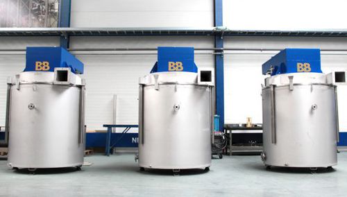 Rotary drum dryer - B+B Anlagenbau - batch / cleaning / compact