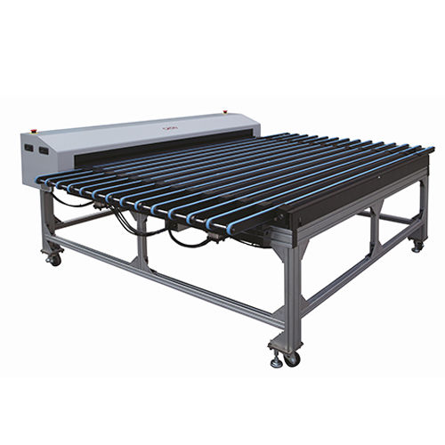 Belt conveyor - CRON - straight / for plates