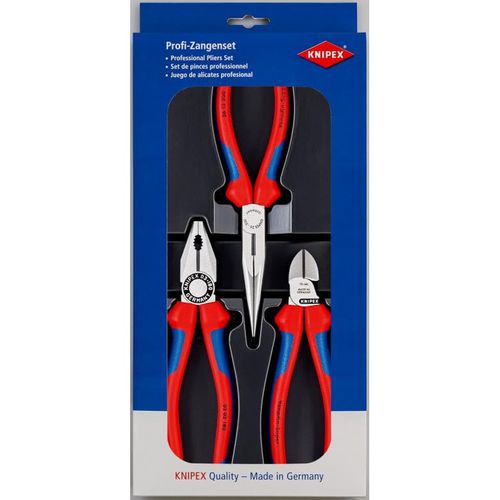 Cutter pliers set - 00 20 11 - KNIPEX - combination / needle-nose