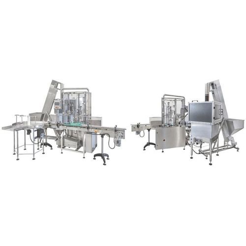 Automatic filling and capping machine - 1000 - Adelphi - for glass bottles / monobloc / with feed hopper