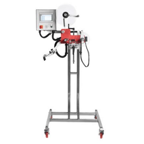 PLC-controlled labeler - Adelphi - for packaging / for bottles / side
