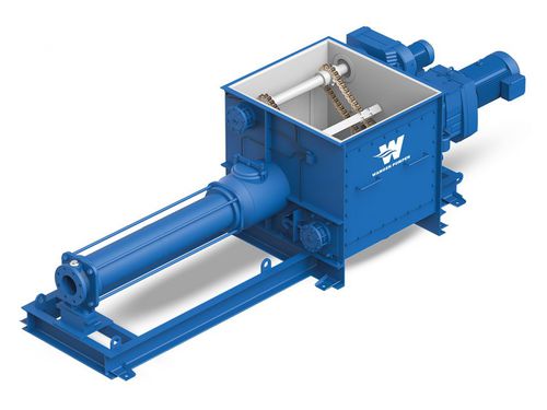 Progressive cavity pump - KL-RQ - WANGEN PUMPS - slurry / with electric motor / self-priming