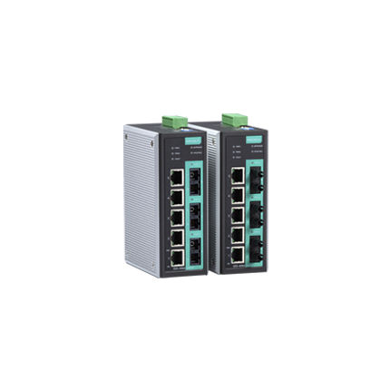 Managed ethernet switch - EDS-408A 3 - Moxa Europe - 8 ports / fiber optics