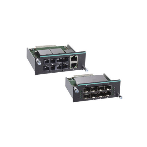 Managed switch - IM-6700 series - Moxa Europe - 8 ports / serial / fiber optics