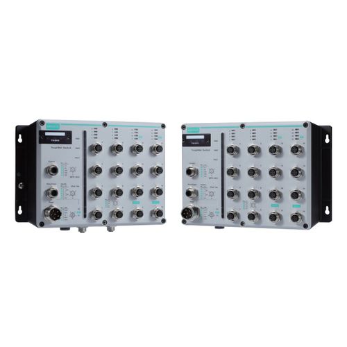 Managed switch - EN 50155 16/16+2G-port - Moxa Europe - 16 ports / gigabit / layer 3