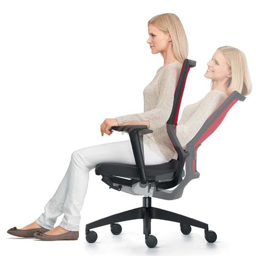 Ergonomic swivel chair - Bosco srl - for workstations