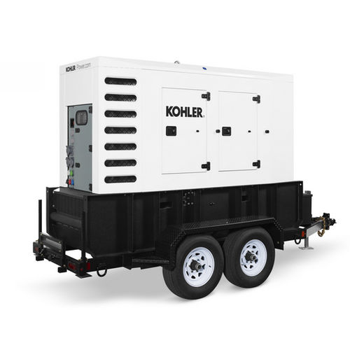 Natural gas generator set - 125REZGT - KOHLER POWER SYSTEMS - three-phase / trailerable / 60 Hz