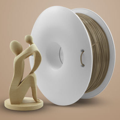 3D printer PLA filament - Fiberlogy - 1,75 mm / 2,85 mm / beige