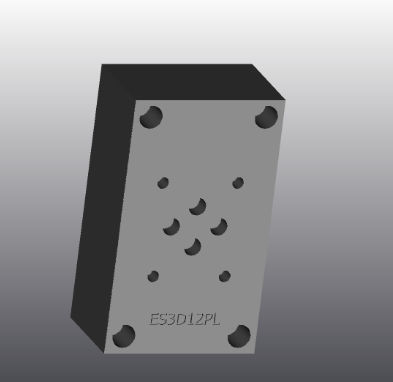 4-way hydraulic block - ES3D12PL - EUROFLUID HYDRAULIC SRL - cast iron / Cetop 3