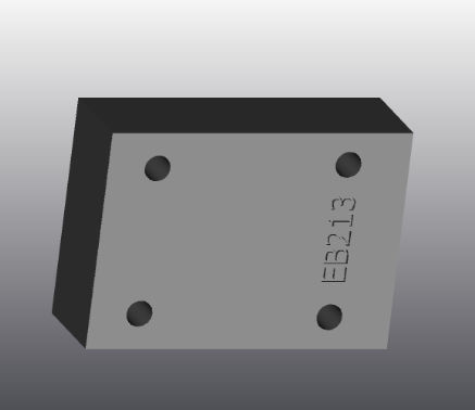 Cast iron base plate - EB213 - EUROFLUID HYDRAULIC SRL - rectangular / Cetop 3 / hydraulic