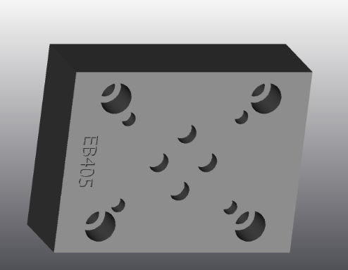 Cast iron base plate - EB405 - EUROFLUID HYDRAULIC SRL - Cetop 3 / Cetop 5 / hydraulic