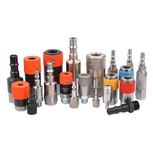 Pneumatic fitting 451 series RTC Couplings GmbH quick / nitrile / steel