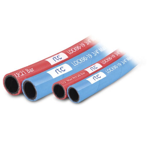 Water hose - LOCK90 - RTC Couplings GmbH - for compressed air / industrial