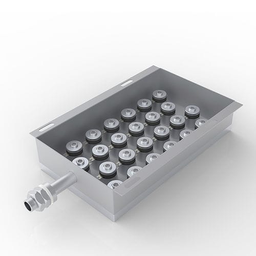 Piezoelectric ultrasonic transducer - CN28-1200 - Yuhuan Clangsonic Ultrasonic Co.,Ltd - immersible / for tank cleaning