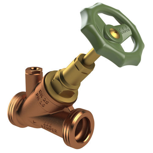 Diaphragm valve - 174 2G series - Kemper Olpe GmbH - with handwheel / stop / drain
