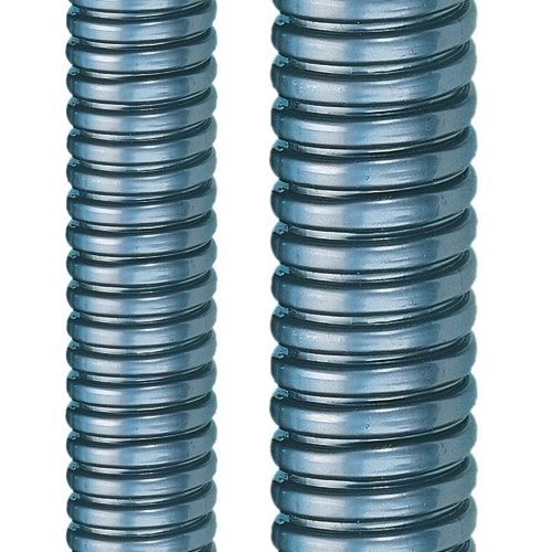 Corrugated conduit - SPR-PU-AS - flexa - for cables / for electrical cables / galvanised steel