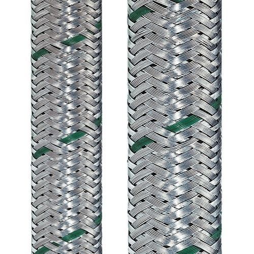 Braided conduit - SPR-PVC-EDU-AS - flexa - for cables / for electrical cables / galvanised steel
