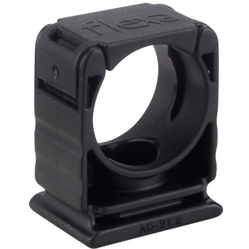 Heavy-duty tube clamp - RQHG - flexa - screw / PA