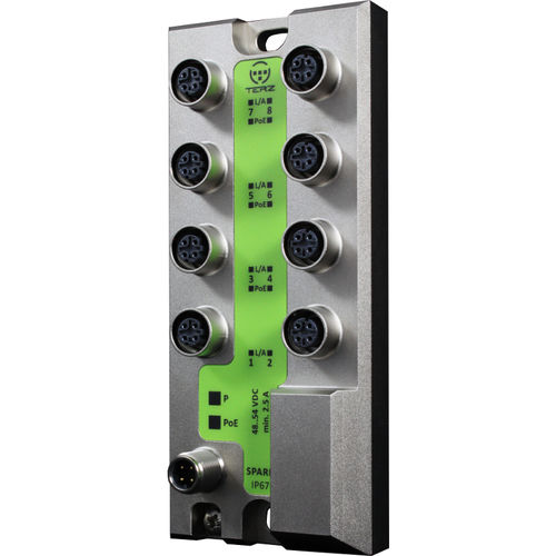 Unmanaged ethernet switch - SPARK-XS - TERZ Industrial Electronics GmbH - 8 ports / standard / outdoor