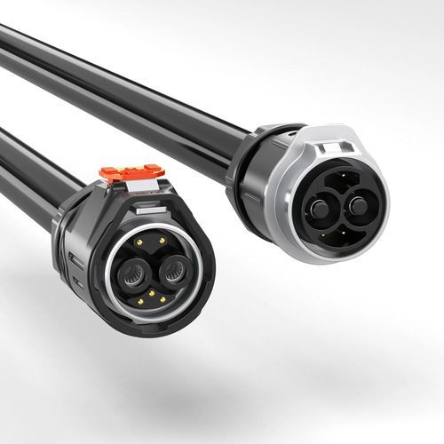 Hybrid connector - Shenzhen Jnicon Technology Co., Ltd. - click-lock / DC / with 2 pins
