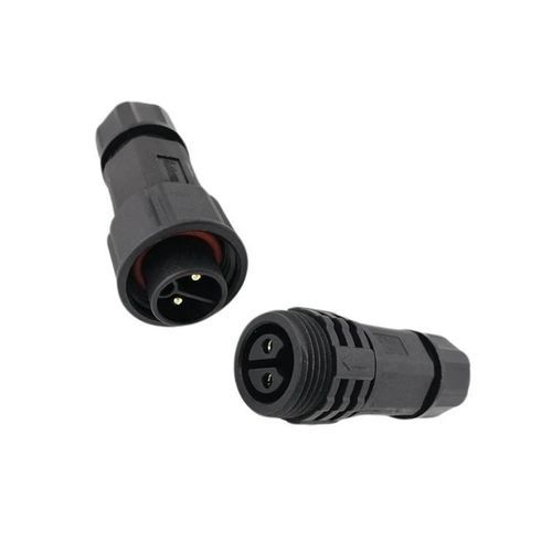 Electrical power supply connector - Shenzhen Jnicon Technology Co., Ltd. - wire-to-wire / circular / push-to-lock
