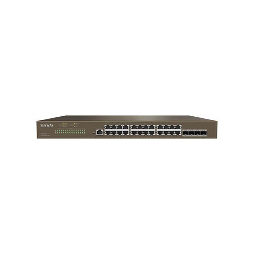 Managed ethernet switch - TEG5328F     - Shenzhen Tenda Technology Co.,Ltd. - 24 ports / layer 2 / layer 3
