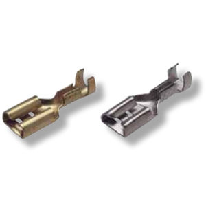 Female solderless terminal - 04870 - Druseidt - crimp / flat / non-insulated