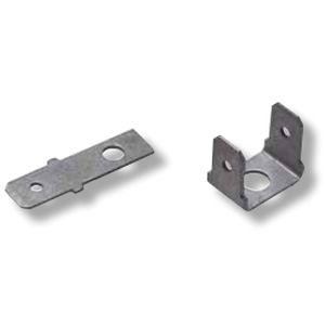 Male solderless terminal - 04850vz - Druseidt - flat / non-insulated / brass