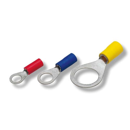 Ring solderless terminal - 010 series - Druseidt - tubular / PVC-insulated / copper
